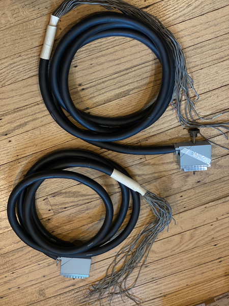 SOLD 2 Mogami 24 pair 8.5 feet cables with EDAC Analog 90-Pin nbsp50 per cable